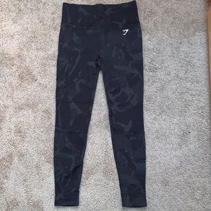 Gymshark Adapt Camo Leggings, Size Small